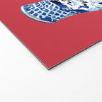 GINGER JAR TRIO ON RED Welcome Mat Gallery Image 2