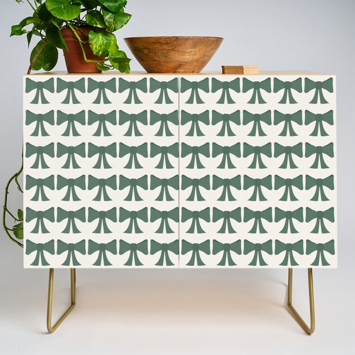 Vintage Bows IV Green Credenza Gallery Image 1