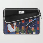 Romantic Snowy City Night Laptop Sleeve Gallery Image 2