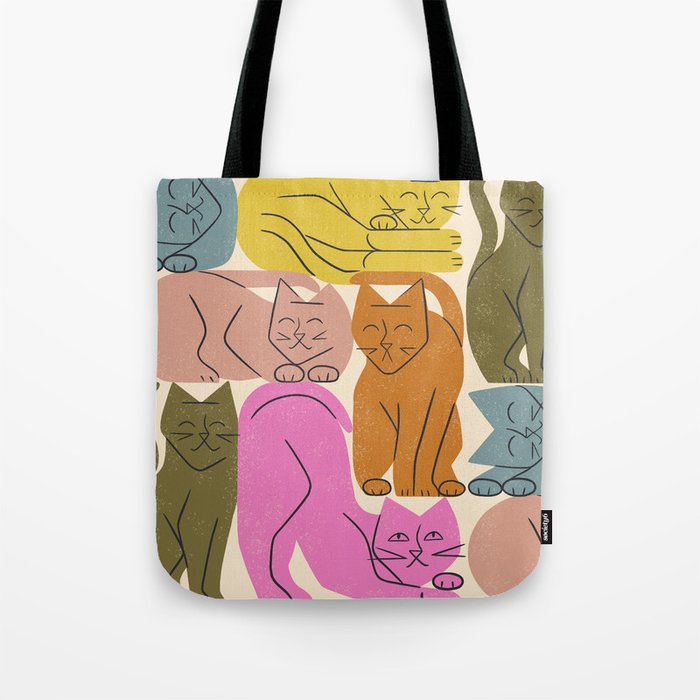Stack of Cats No. 1 Tote Bag Gallery Image 1