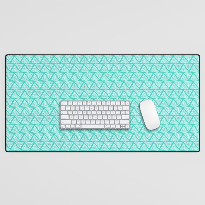 Lagos: Aqua Tiles Desk Mat Gallery Image 1