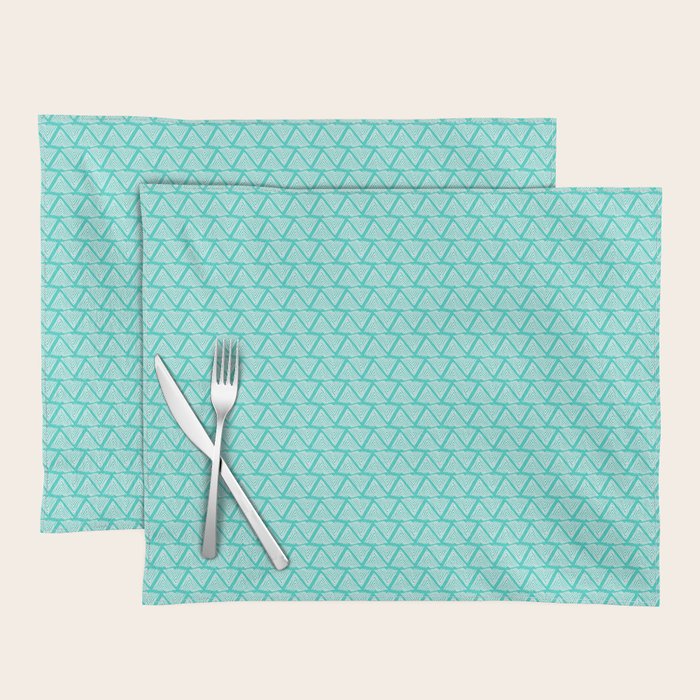 Lagos: Aqua Tiles Placemat Gallery Image 1