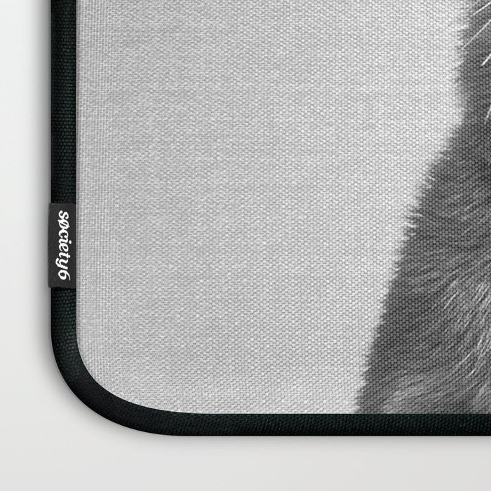 Otter - Black & White Laptop Sleeve Gallery Image 3