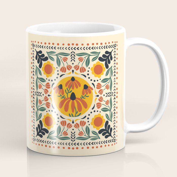 Scandinavian Wildflowers Coffee Mug Gallery Image 1