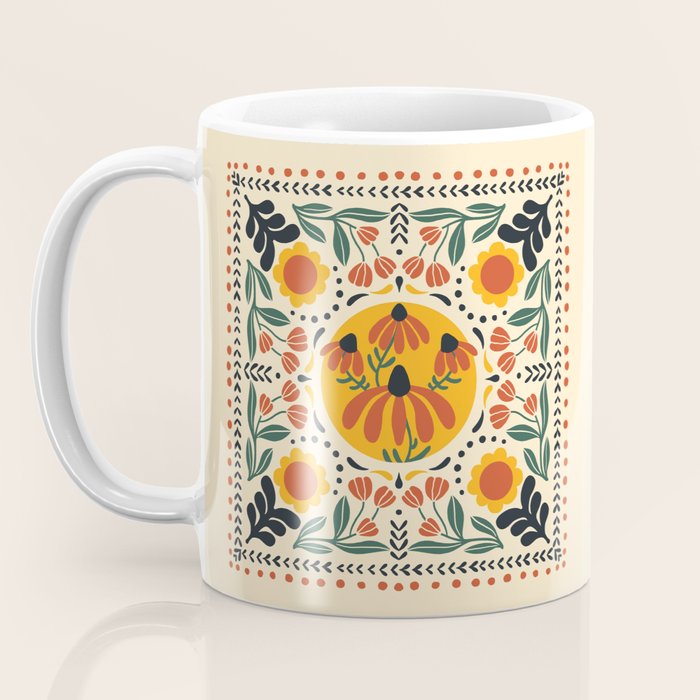 Scandinavian Wildflowers Coffee Mug Gallery Image 3