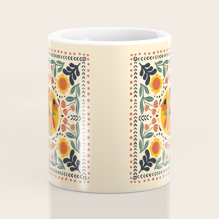 Scandinavian Wildflowers Coffee Mug Gallery Image 4