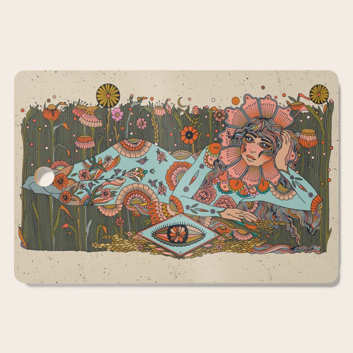 Flowerbed Cutting Board Gallery Image 1