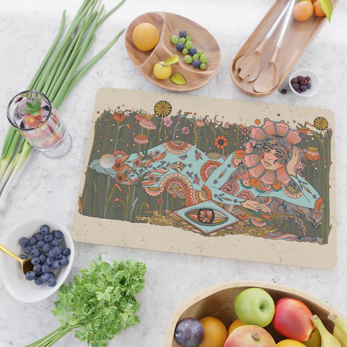 Flowerbed Cutting Board Gallery Image 2