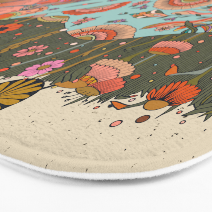 Flowerbed Bath Mat Gallery Image 3