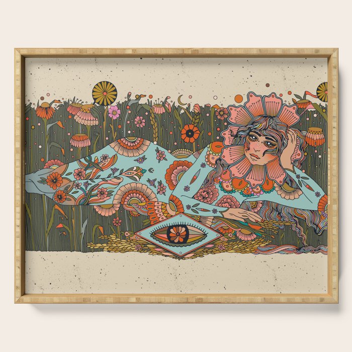 Flowerbed Serving Tray Gallery Image 1