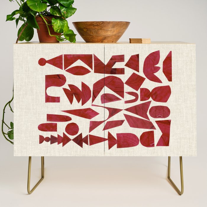 Crimson Ascend Credenza Gallery Image 1