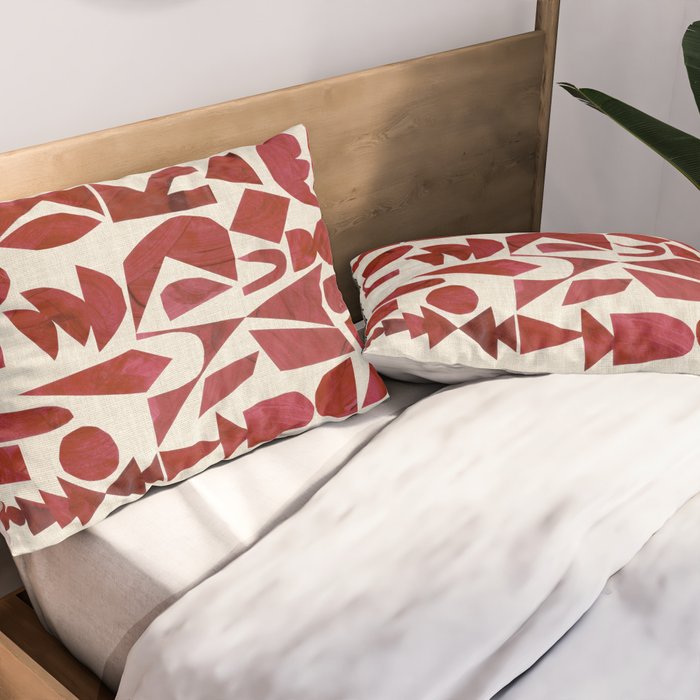 Crimson Ascend Pillow Sham Gallery Image 2