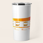 Cat CHONK Chart Meme Travel Mug Gallery Image 1