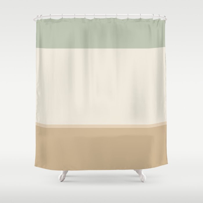 Contemporary Color Block LII Shower Curtain Gallery Image 1