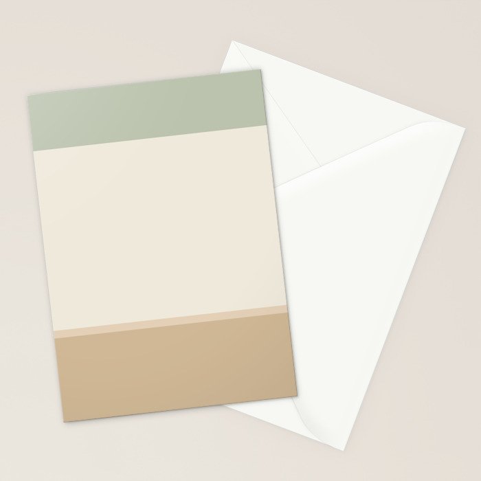 Contemporary Color Block LII Stationery Card Gallery Image 2