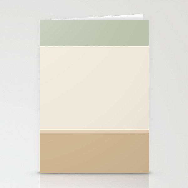 Contemporary Color Block LII Stationery Card Gallery Image 2