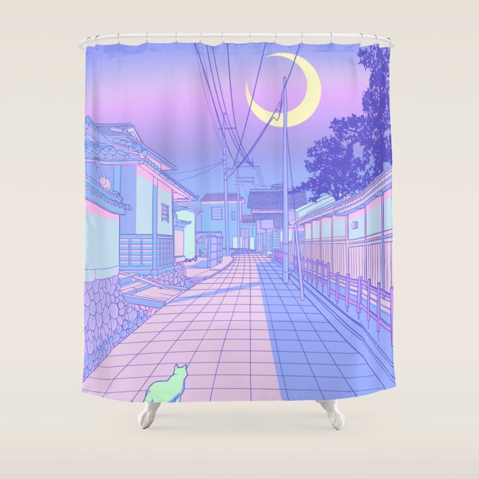 Kyoto Nights Shower Curtain Gallery Image 1