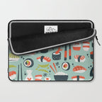 Sushi Dreams - Mint Laptop Sleeve Gallery Image 2