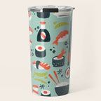 Sushi Dreams - Mint Travel Mug Gallery Image 1