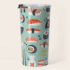 Sushi Dreams - Mint Travel Mug Gallery Image 3