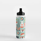 Sushi Dreams - Mint Water Bottle Gallery Image 2