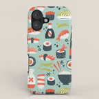 Sushi Dreams - Mint iPhone Case Gallery Image 1