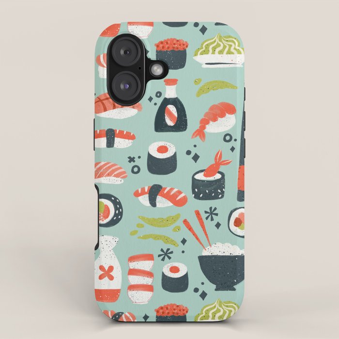 Sushi Dreams - Mint iPhone Case Gallery Image 1