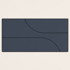 Modern Minimal Line Abstract XXXI Desk Mat Gallery Image 3