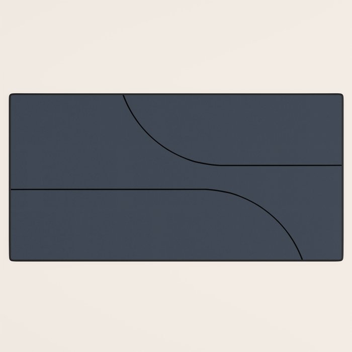 Modern Minimal Line Abstract XXXI Desk Mat Gallery Image 3