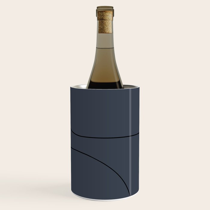 Modern Minimal Line Abstract XXXI Wine Chiller Gallery Image 3