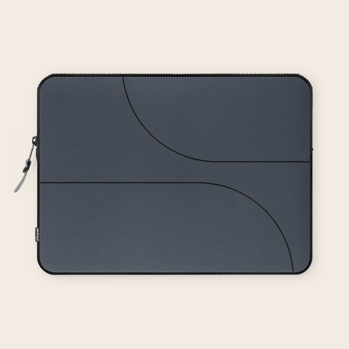 Modern Minimal Line Abstract XXXI Laptop Sleeve Gallery Image 1