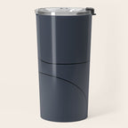 Modern Minimal Line Abstract XXXI Travel Mug Gallery Image 2