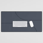 Modern Minimal Line Abstract XXXI Desk Mat Gallery Image 1