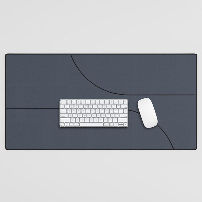 Modern Minimal Line Abstract XXXI Desk Mat Gallery Image 1
