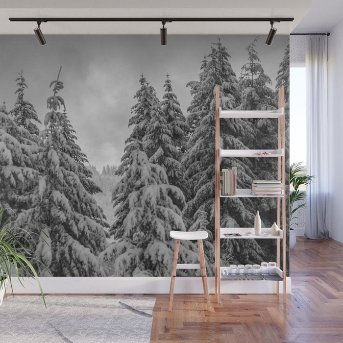 Forest Winter Window - 45/365 Nature Photography Wall Mural Gallery Image 1