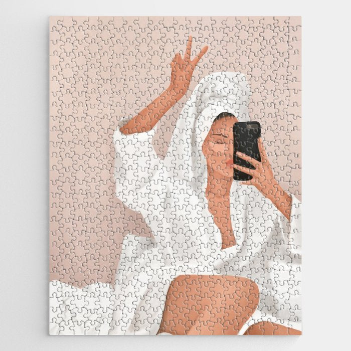 Morning Selfie Jigsaw Puzzle Gallery Image 1