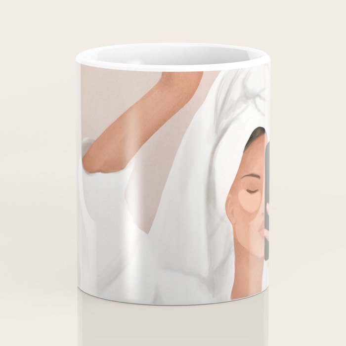 Morning Selfie Coffee Mug Gallery Image 4