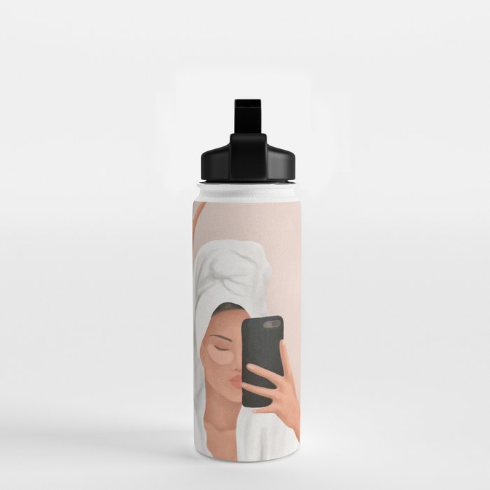 Morning Selfie Water Bottle Gallery Image 2