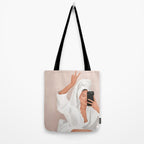 Morning Selfie Tote Bag Gallery Image 2