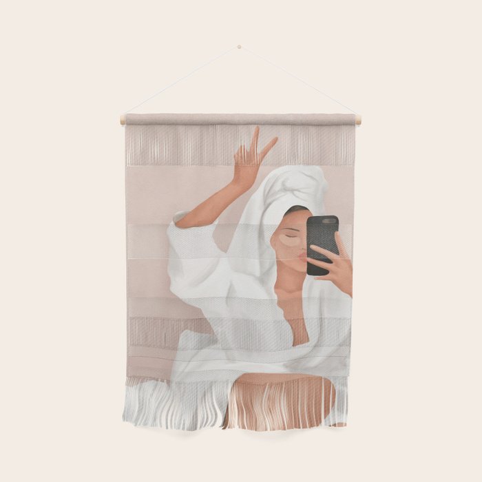 Morning Selfie Wall Hanging Gallery Image 1