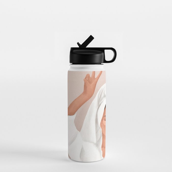 Morning Selfie Water Bottle Gallery Image 1
