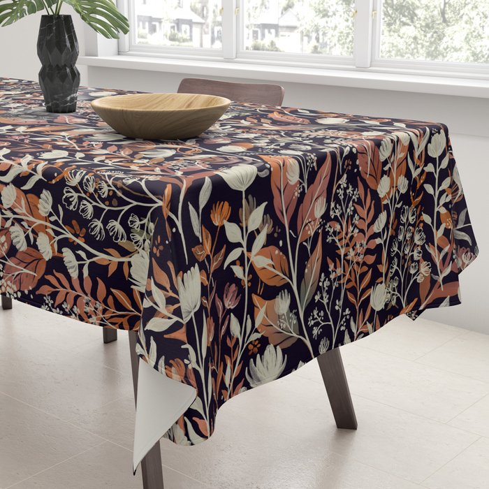 Moody Blooms Ditsy Autumn Tablecloth Gallery Image 3