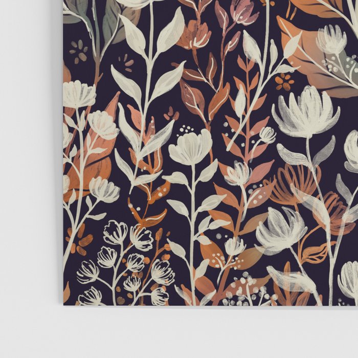 Moody Blooms Ditsy Autumn Poster Gallery Image 3