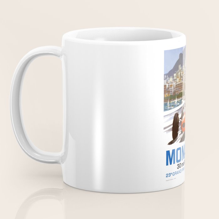 1965 Monaco Grand Prix Racing Poster Coffee Mug Gallery Image 3