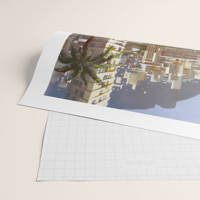 1965 Monaco Grand Prix Racing Poster Wrapping Paper Gallery Image 2