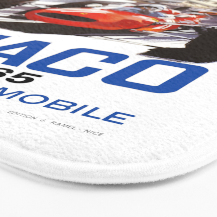 1965 Monaco Grand Prix Racing Poster Bath Mat Gallery Image 3