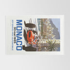 1965 Monaco Grand Prix Racing Poster Rug Gallery Image 2