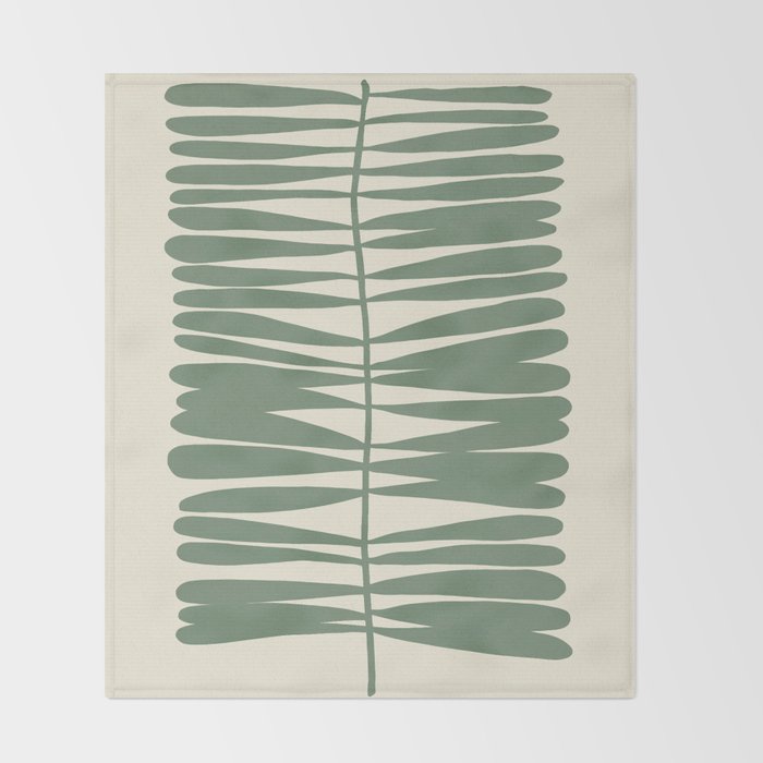 Branch Outline 2 Throw Blanket Gallery Image 2