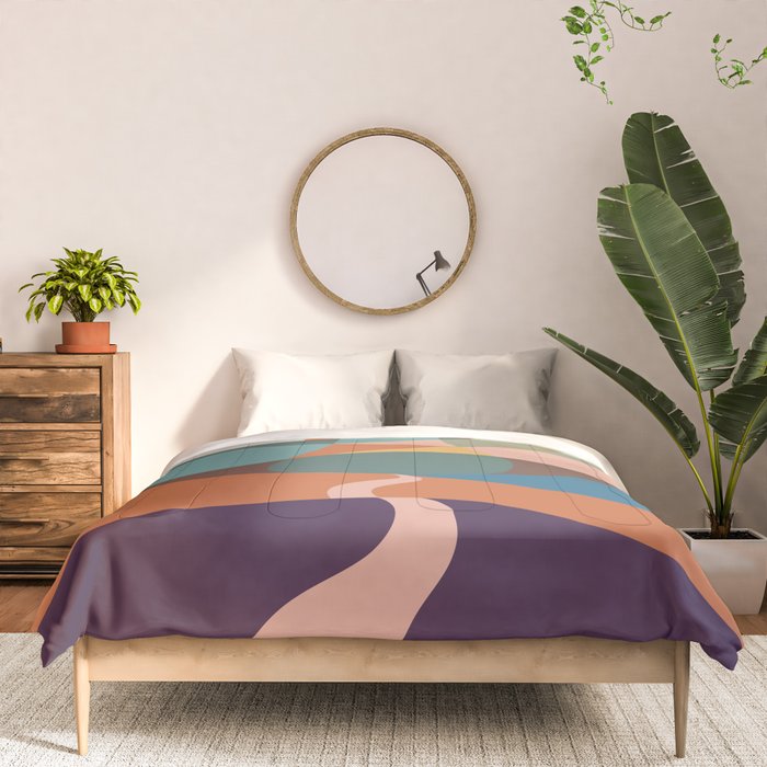 Cat Landscape 65 Comforter Gallery Image 3