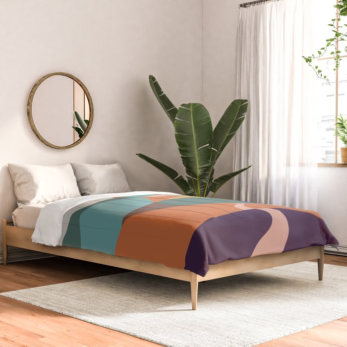 Cat Landscape 65 Comforter Gallery Image 2